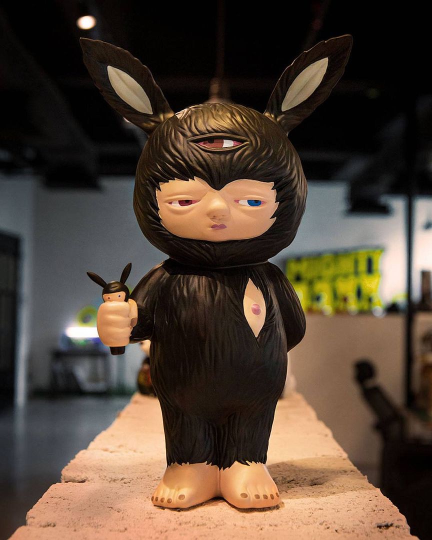 Mighty Jaxx presents Baby Rabbit Black Edition by Alex Face